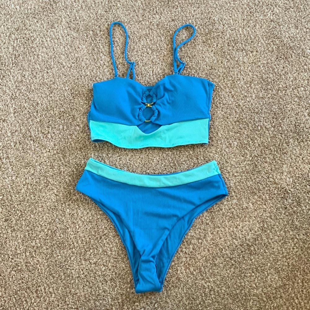 Zaful blue bikini